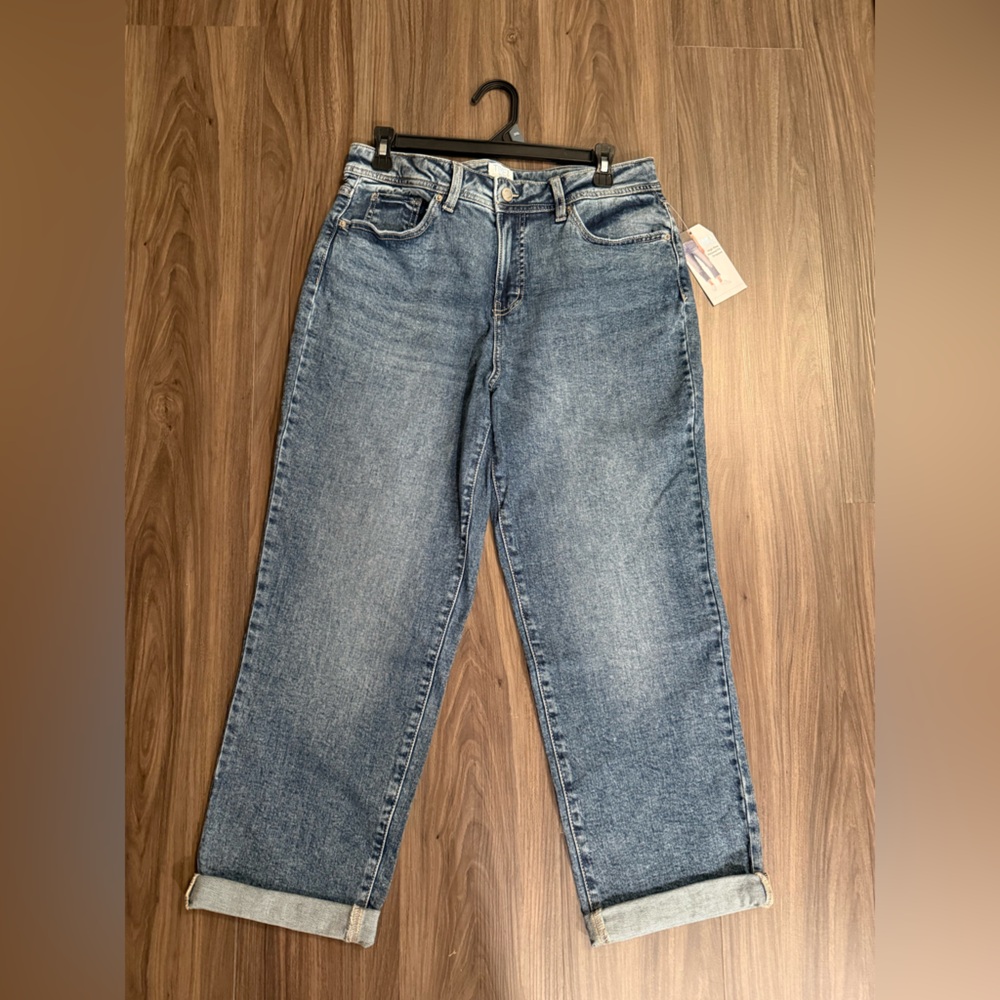 Time and Tru High Rise Relaxed Fit Cropped size 6 NWT - Picture 4 of 4